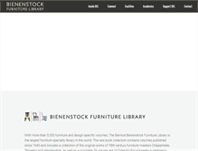 Tablet Screenshot of furniturelibrary.com